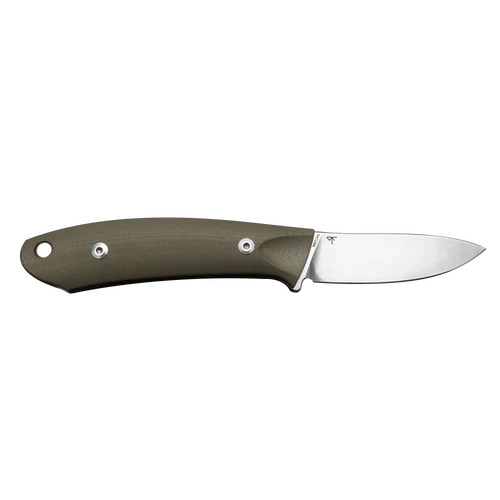 PUP KF014 Hunting EDC Fixed-blade (14C28N blade, Green G10 handle)