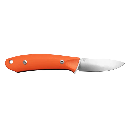 PUP KF012 Hunting EDC Fixed-blade (14C28N blade, Orange G10 handle)