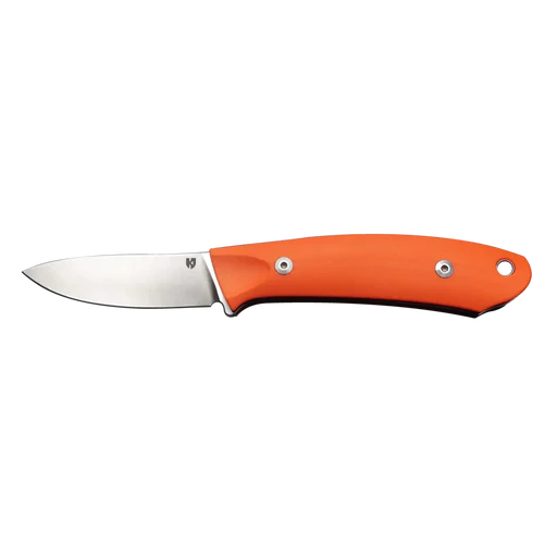 PUP KF012 Hunting EDC Fixed-blade (14C28N blade, Orange G10 handle)